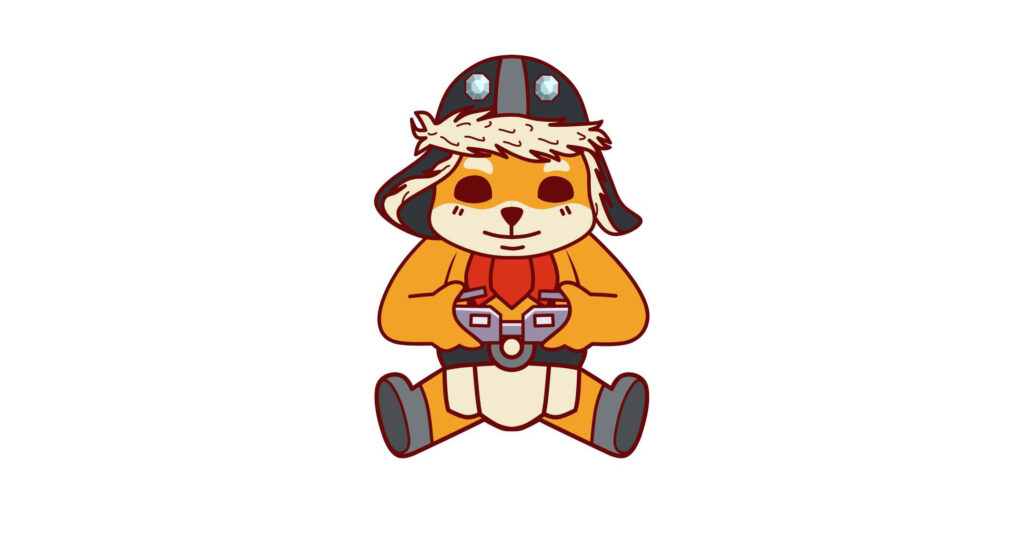 Golden Inu Token's GameFi Mascot